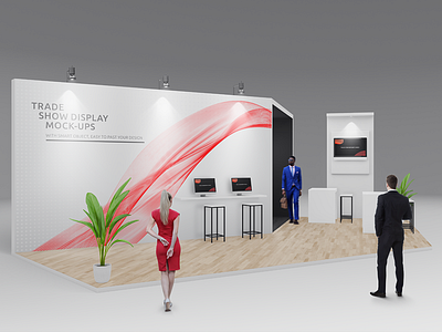 Trade Show Booth / Displays Mock-Ups Vol.3