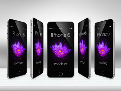 iPhone 6 Premium Photorealistic Responsive Mock-Ups 6 black gold ios ipad iphone mock ups mockup psd responsive ui white