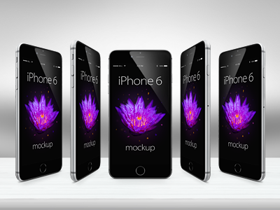 iPhone 6 Premium Photorealistic Responsive Mock-Ups