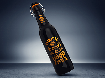 Download Beer Bottle Packaging Mock-Ups by Kheathrow Graphics | Dribbble | Dribbble