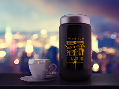 Coffee Jars Packaging Mock-Ups bottle brand branding can coffee elegant event jar mock up mockup product