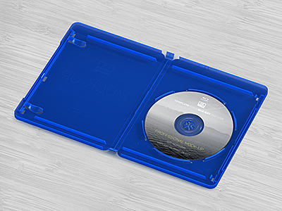 Blu-ray/DVD Case Packaging Mock-Ups bluray box case cover disc dvd mockup packaging professional psd showcase transparent