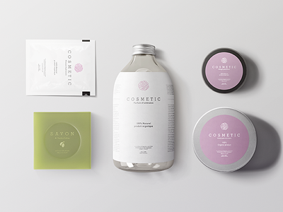 Download Cosmetic Bottles Designs Themes Templates And Downloadable Graphic Elements On Dribbble PSD Mockup Templates