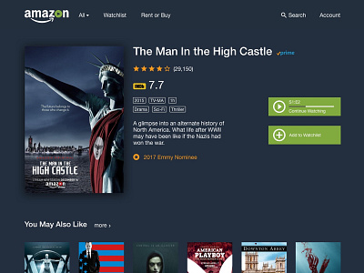 Amazon Video Redesign