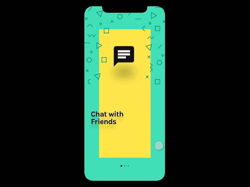 Animating Walkthrough - Chat animate app chating flinto prototype walkthrough