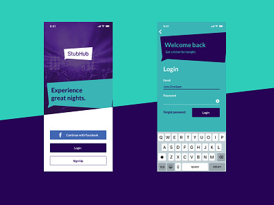 Stubhub designs, themes, templates and downloadable graphic elements on  Dribbble