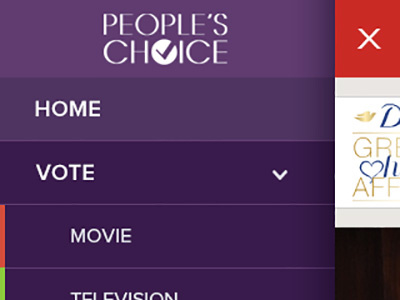 People's Choice restyling website (mobile) application ios iphone mobile peoples choice responsive