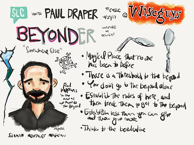 Paul Draper Creative Mornings Sketchnotes sketchnotes