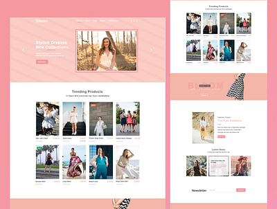 Cloth Fashion Landing Page