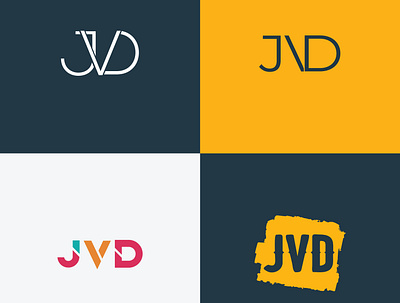 JVD 01 design logo minimal