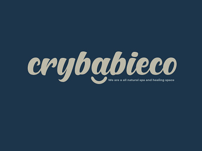 crybabieco design funky logo