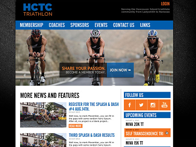 Hctc responsive skin swimbikerun tri triathlon website wordpress