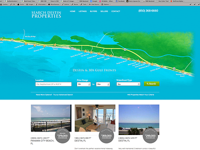 Searchdestinproperties custom destin fl header luxury map realty responsive website
