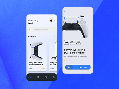 PlayStation App concept app app design design figma minimal ui