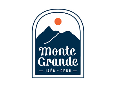 Monte Grande coffee illustration lettering