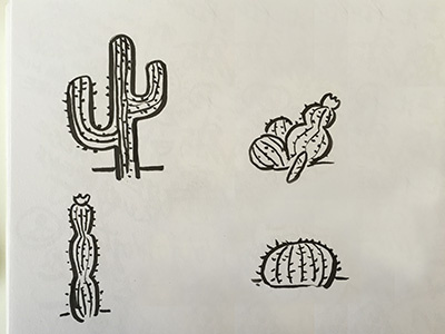 Cacti Doodles