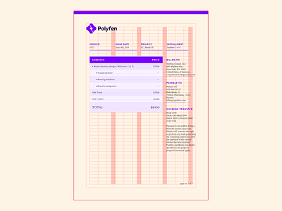 Polyfen — Letterhead grid