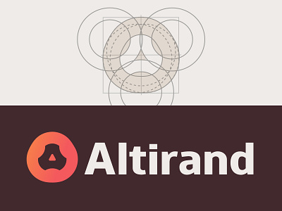 Altirand — Ideogram Grid & Logo Variation abstract branding clean creative design e commerce electronics electronics store geometric logo minimalist negative shop space store typography vector whitespace