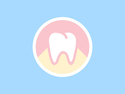 Dental Office — Pictorial Logo badge dental dental logo dentist health icon mark pictogram pictorial tooth