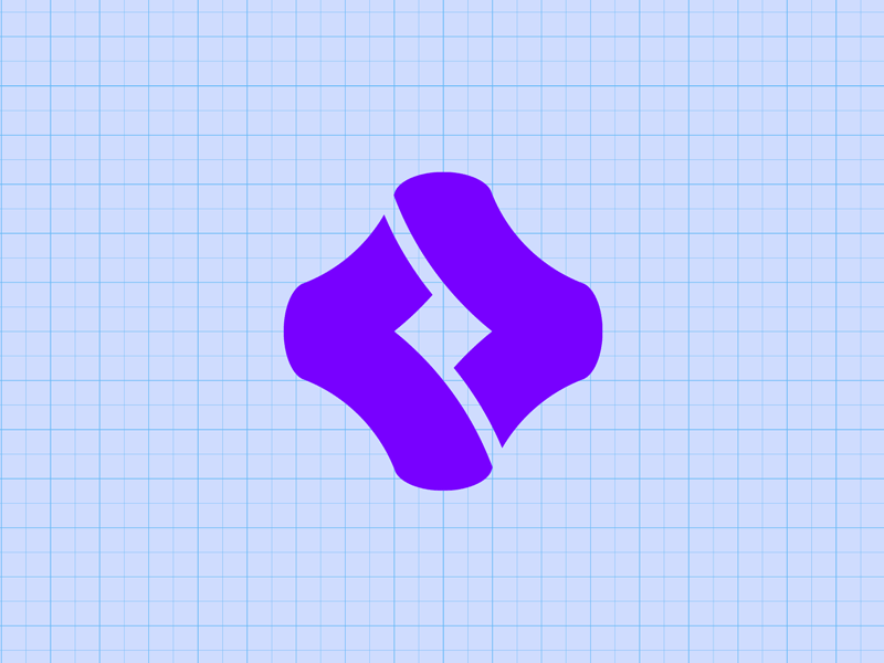 Polyfen — Logo grid illustration abstract design branding geometric minimalist creative clean logo