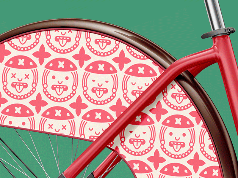 Bike in Mex | Brand Identity Design aztec bicycle bike brand branding clean geometric logo mayan mexico minimalist travel
