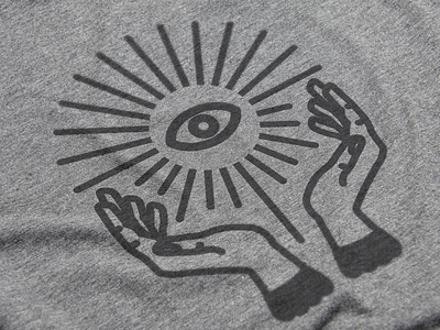Grit Cult | Illustration black branding clean creative cult eye geometric grit gritty hands illustration logo minimalist mystery shirt