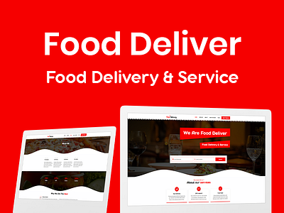 ONLINE FOOD DELIVERY WEBSITE TEMPLATE design ecommerce design html template web templates website design