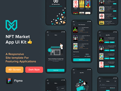 NFT Marketplace Template | App & Web - Bitrix Themes app design design mobile ui nft marketplace nft website nfts nfts app web templates website design