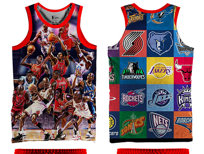 NBA Full Sublimation Design nba jersey nba poster