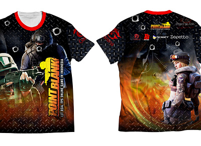 Point Blank Tshirt jersey design