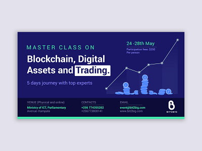 Blockchain masterclass event banner | Eventbriter banner blockchain digital assets event eventbrite eventbriter graphic masterclass trading webiner