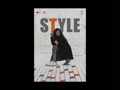 Fashion Style Poster Design branding design illustration posterdesign typography vector