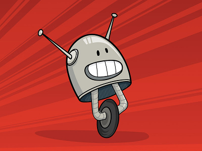 Lil Robot illustration robot vector