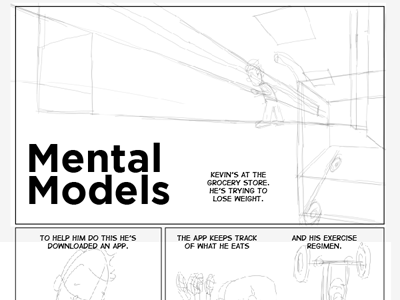 Sketching comic illustraion mental model