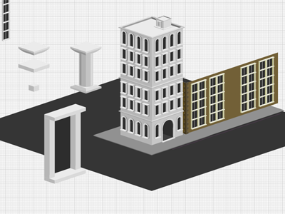 Isometric work in progress illustration isometric vector