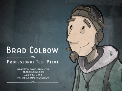 Pilot Avatar Color vector illustration