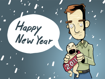 Happy New Year illustration