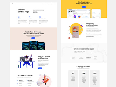 Ozone Creative Landing Page Design