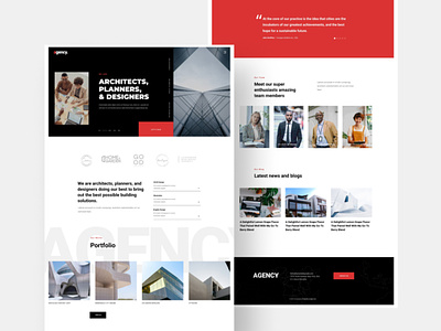 Agency – Free Corporate Figma Web Design Template