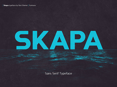 Skapa font family by Fontoura