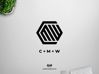 CMW monogram logo branding cmw design logo logo design logo design branding logo monogram logotype minimalist logo monogram