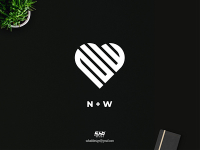 NW monogram logo initials