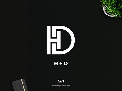 HD monogram logo