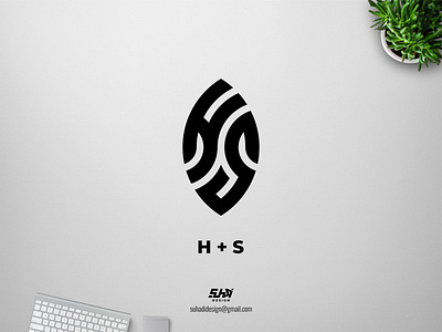 HS logo initials branding design hs logo logo design logo design branding logo monogram logotype minimalist logo monogram