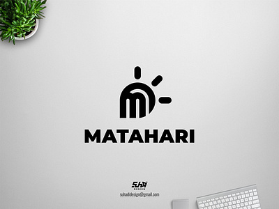 M + (MATAHARI) logo for sale branding design logo logo design logo design branding logo monogram logotype matahari minimalist logo monogram