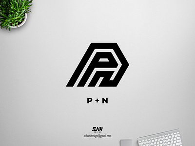PN logo branding design logo logo design logo design branding logo monogram logotype minimalist logo monogram pn