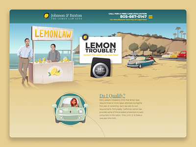 "LemonLaw" Responsive Website 3d animation branding client project convert design creative design full landing page html html to wordpress landing page responsive design web design website wordpress