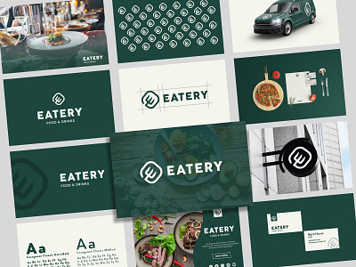 Restaurant brand identity app badge brand identity branding concept design eatery flat design graphic design icon illustration inspiration logo logo mark minimalist mockup restaurant symbol vector visual identity