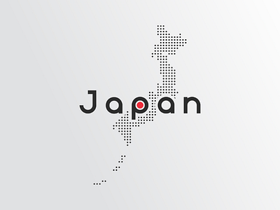 Japan - logo concept artwork branding concept country flag font illustrator japan logo logo concept logo inspiration map minimalist sun typedesign typography vector visual identity