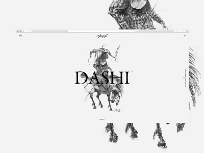 DASHI. desktop e commerce exploded grid minimal minimalism pure site ui ux web
